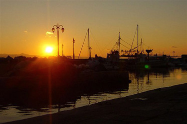 Der Hafen von Molyvos