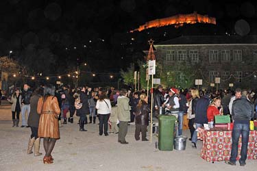 Der Weihnachtsmarkt in Molyvos