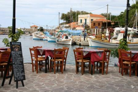 Der Hafen von Molyvos wartet auf Sie